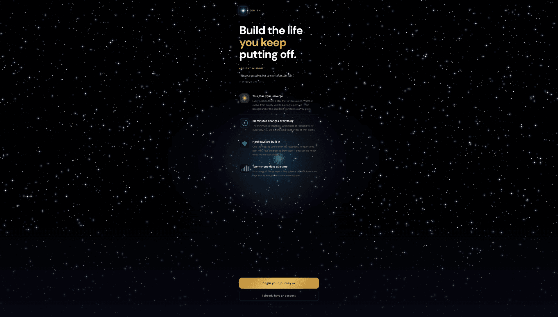 Zenith screenshot